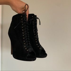 Dolce Vita Suede Lace Up Heels